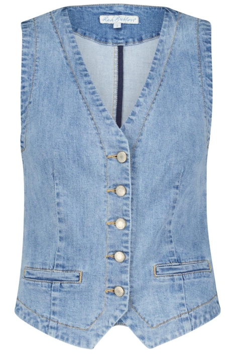 Red Button waistcoat light stone